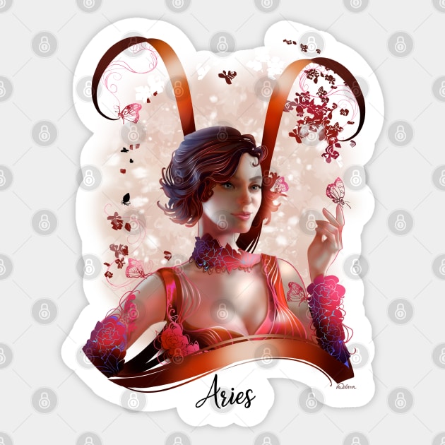 Aries #2 Sticker by Delara